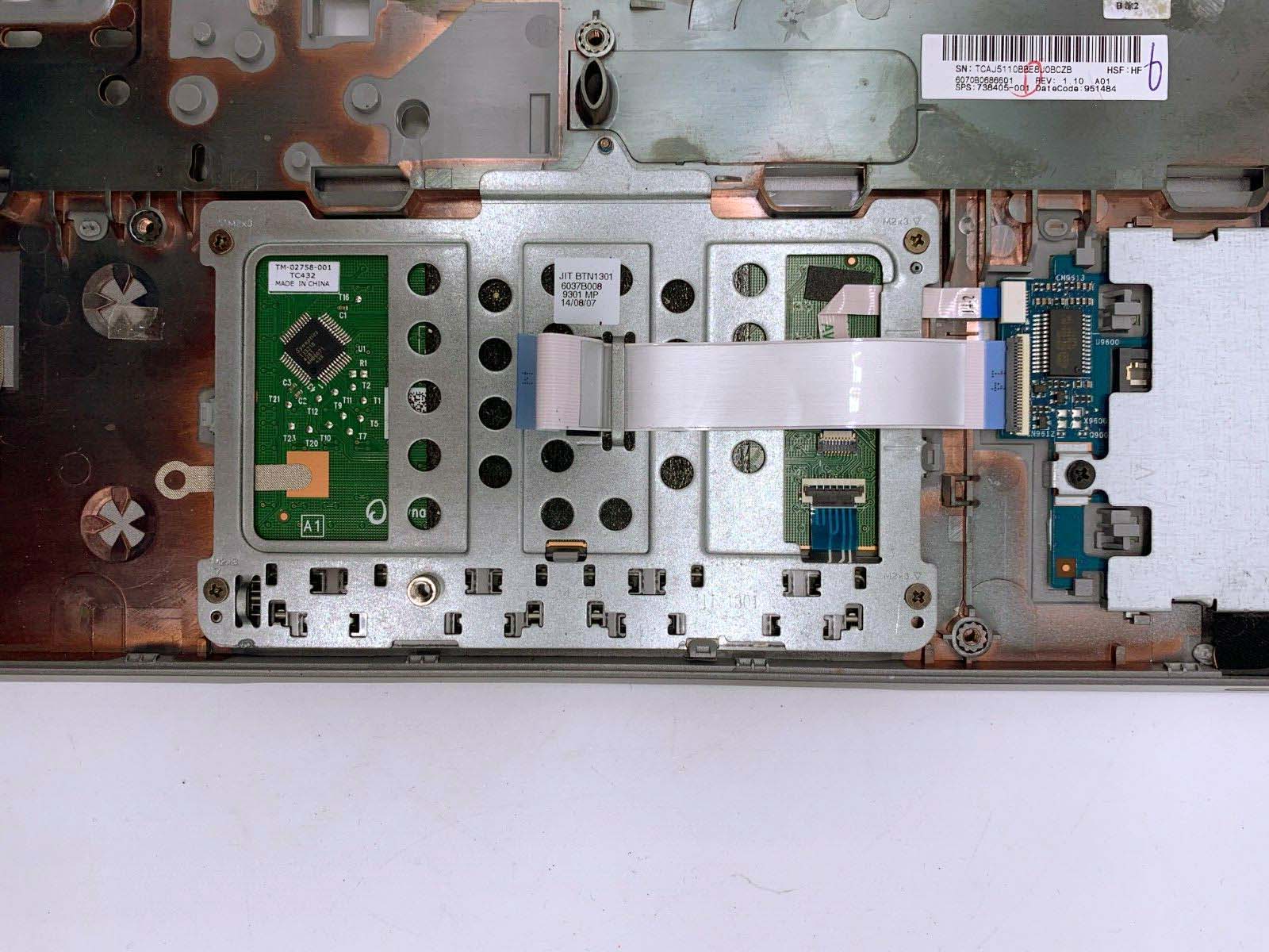 HP ProBook 640 G1 Laptop Palmrest w/ Touchpad 738406-001 Used A